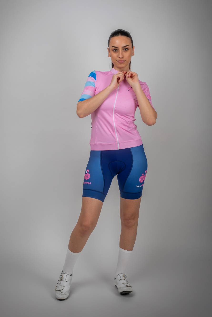 Flamingo Pink Women's Cycling Jersey